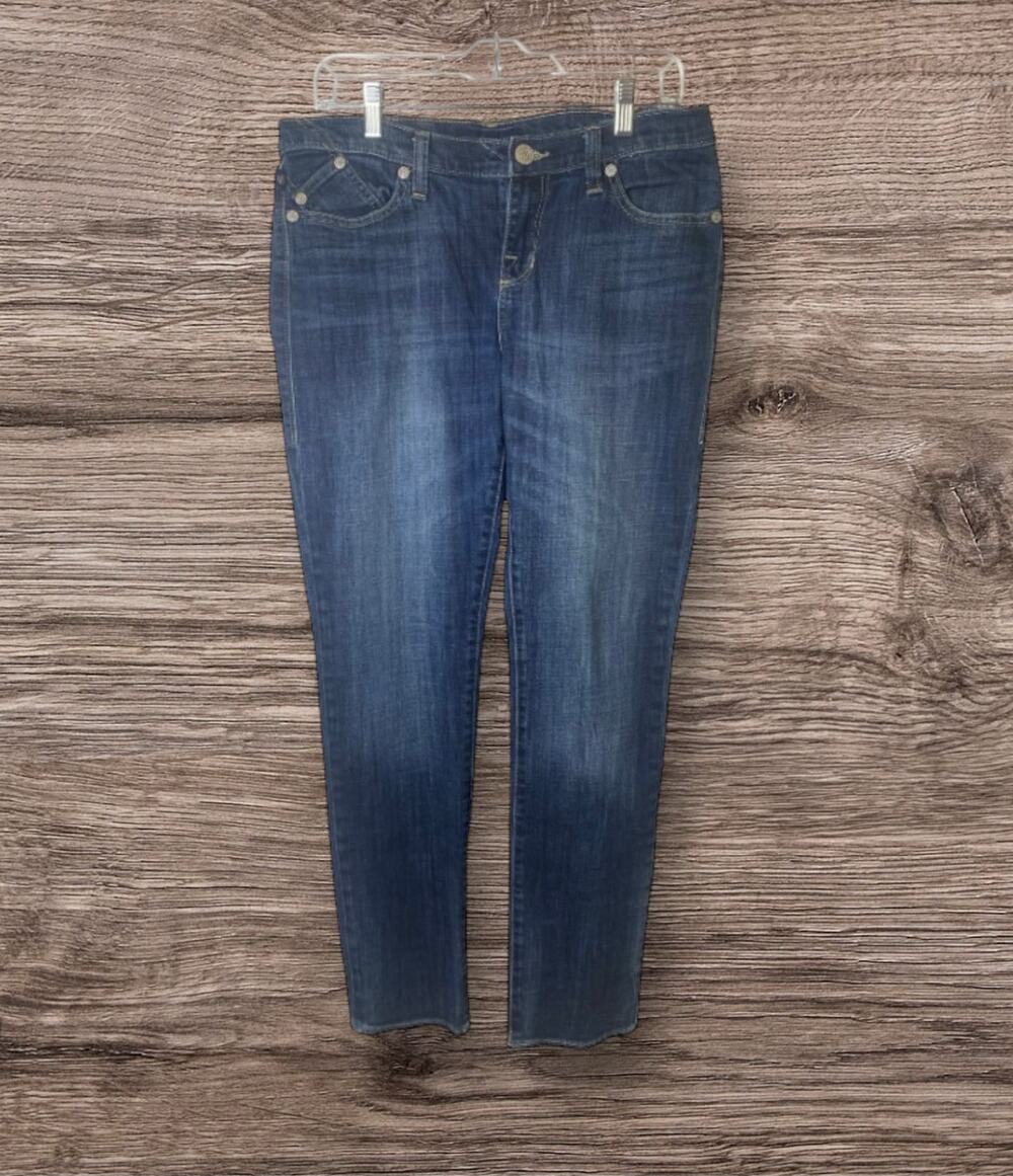 Rock & Republic Women’s Berlin Dark Wash Straight Leg Jeans Size 12